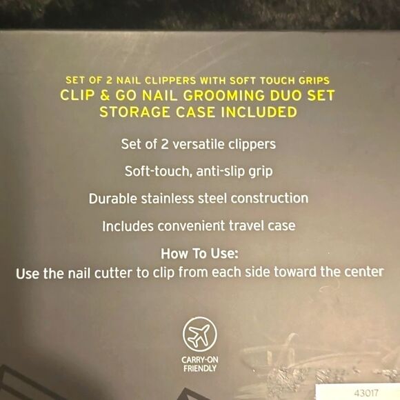 Eddie Bauer Clip & Go Nail Grooming Duo Set - Picture 6 of 6